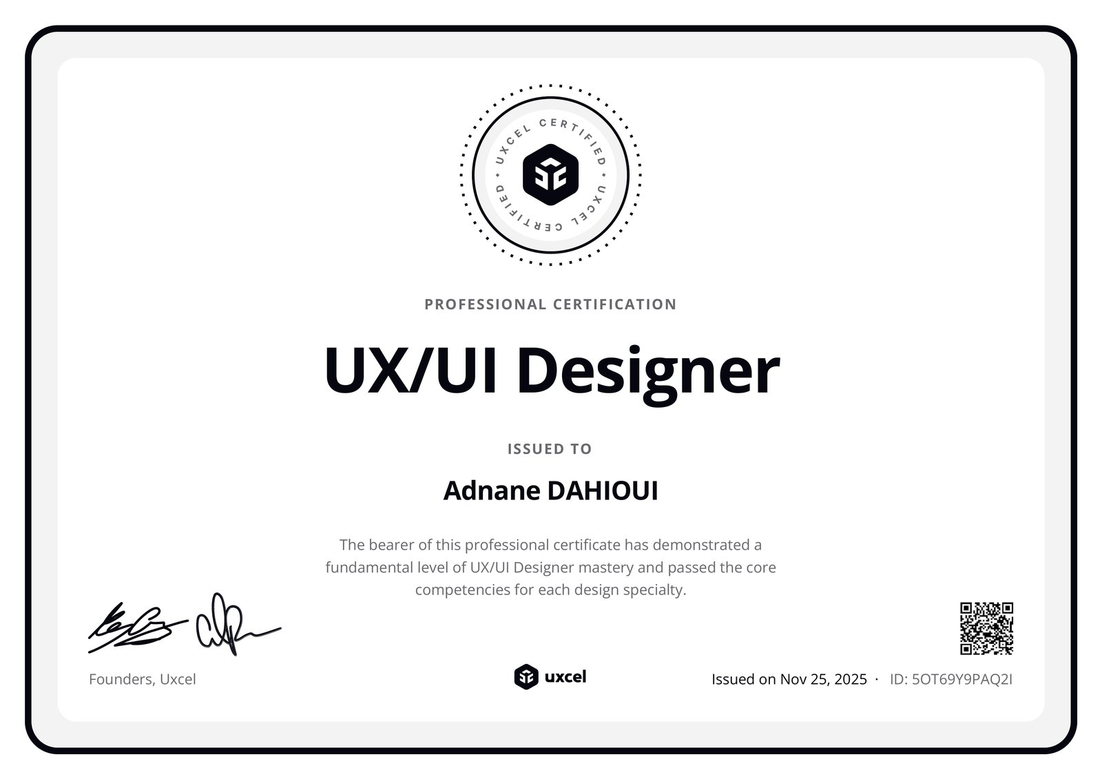 Uxcel — UX/UI Designer