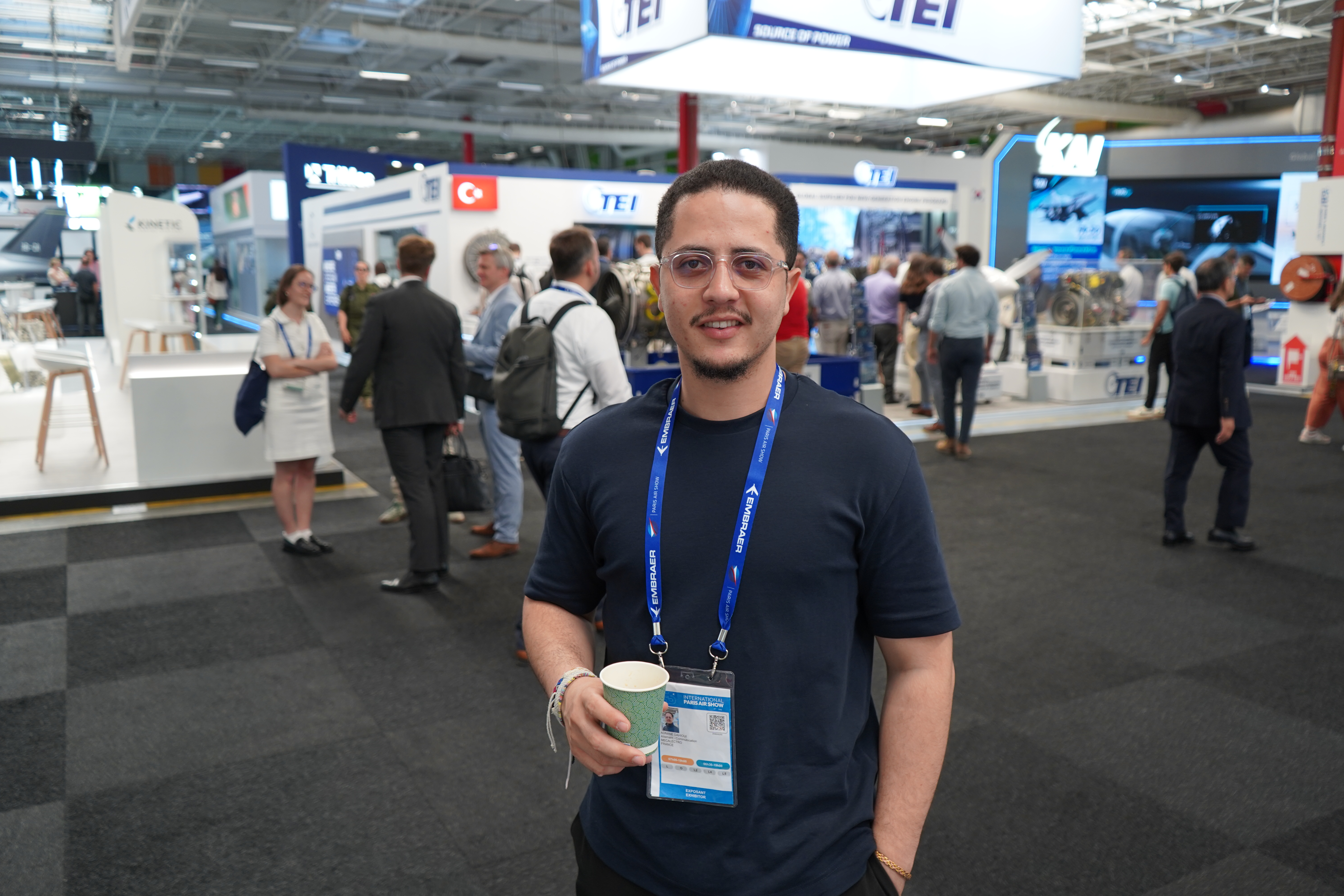 Adnane Dahioui au Paris Air Show